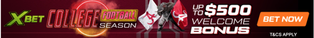 Xbet NCAAF Banner