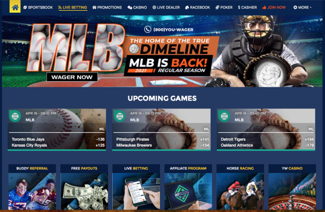 youwager home page